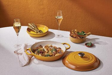 Le Creuset Signature Казанок з чавуну, Ø 30 см, 3,5 л, Azure (Coastal Blue), для всіх типів плит, включаючи індукцію