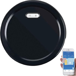 Робот-пилосос та мийник Sichler з Wi-Fi, HEPA, 2500 мА·год, сухе прибирання, керування через додаток, безмішковий, акумуляторний