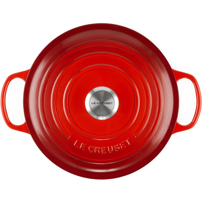 Каструля Le Creuset Signature з чавуну, Ø 26 см, 5,3 л, Червоний (Kirschrot)