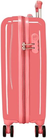 Дитячий валіза Disney Minnie Lovin Life, рожевий, 38x55x20 см, ABS, 34 л, 2 кг, 4 подвійні колеса, ручна поклажа
