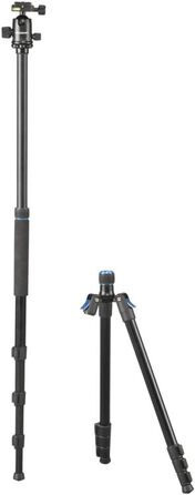 Штатив CULLMANN RONDO 480M RB8.5 з кульовою головкою, універсальний, вантажопідйомність 4 кг, висота 185 см, чорний