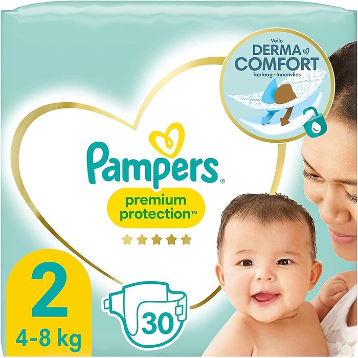 Дитячі підгузки Pampers, розмір 2, 30 шт, класична версія
