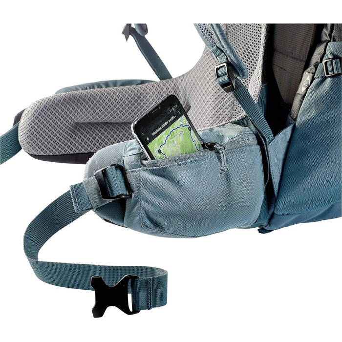 Рюкзак для туризму Deuter Futura 29 EL Extra Long, 29 л, графітовий