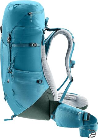 Рюкзак для трекінгу Deuter Aircontact Lite 35+10 SL для жінок, легкий, Lagoon-ivy, 35+10 л