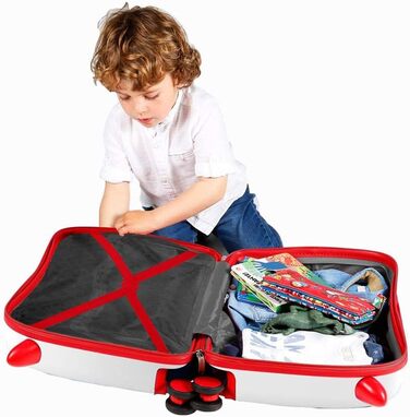 Дитяча валіза Marvel Spiderman Geo 55 см, червона