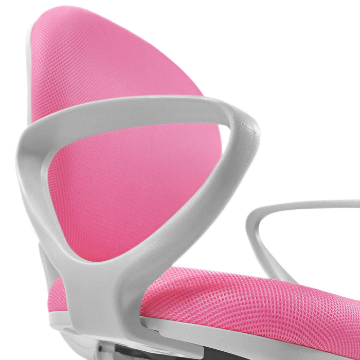 Дитячий стілець / дитячий письмовий стілець KID COLOUR G1 тканина рожевий hjh OFFICE