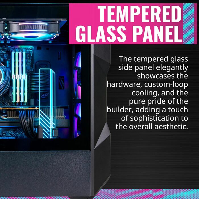 Корпус для ПК Cooler Master TD300 Mesh Mini-Tower для Micro-ATX та Mini-ITX, ігровий корпус з високим повітряним потоком, 2 ARGB вентилятори 120 мм, бічна панель із загартованого скла, знімна кришка, ARGB/PWM-хаб