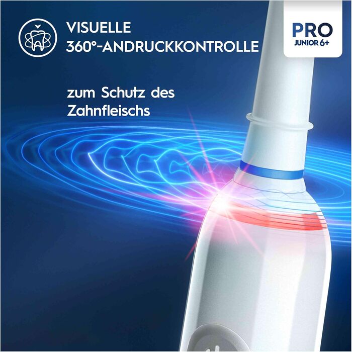 Електрична зубна щітка для дітей Oral-B Pro Junior, біла