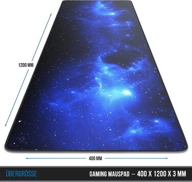 Килимок для миші Titanwolf XXXL 1500x800 мм - великий формат, гнучкий, з гумовою основою, для геймінгу, преміум якість
