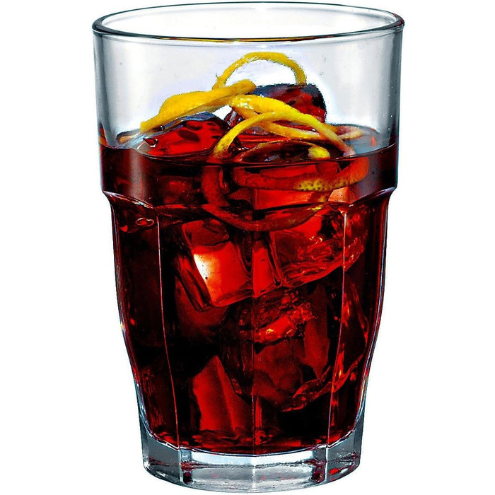 Набір склянок Bormioli Rocco Rock Bar Long Drink 370 мл, зелений, 6 шт.