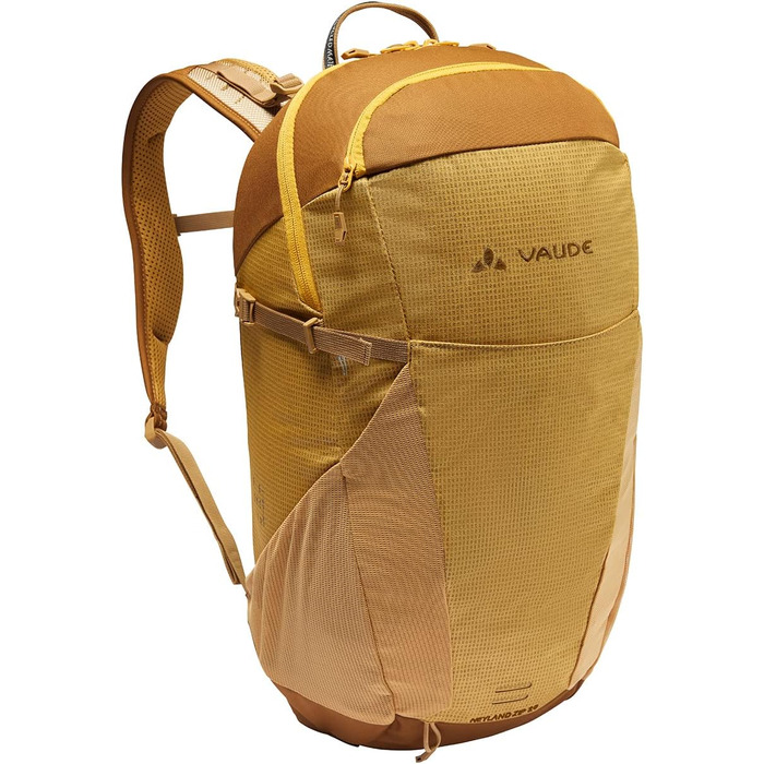 Рюкзак для туризму VAUDE Neyland Zip 20 л, зручна застібка-блискавка, універсальний розмір, жовтий