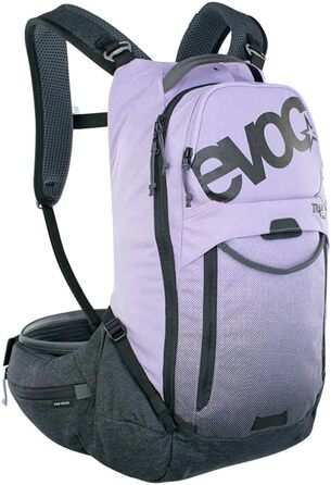 Рюкзак EVOC TRAIL PRO 16 л з захистом спини LITESHIELD PLUS, для трейлрайдингу та гонок, розмір L/XL, багатобарвний, з широкими поясними лямками та відсіком для питної системи 3 л, надлегкий