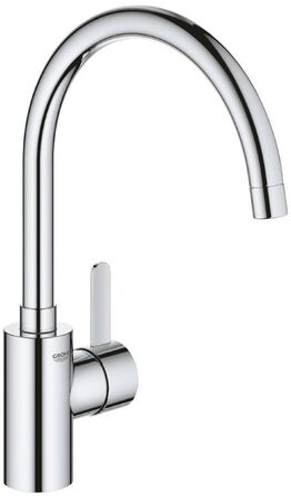 Змішувач кухонний GROHE Eurosmart Cosmopolitan високий, поворотний 360°, економний, хром (31180000)
