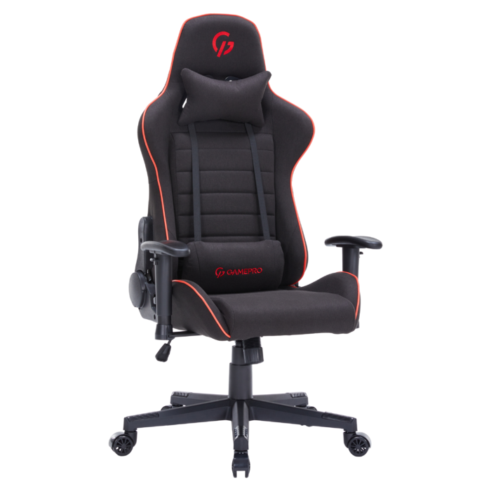 Крісло ігрове GamePro GC575FB Fabric Black&Red