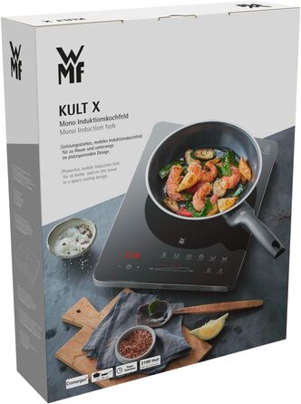 Індукційна плитка WMF Kult X - мобільна, однокільцева, 2100 Вт