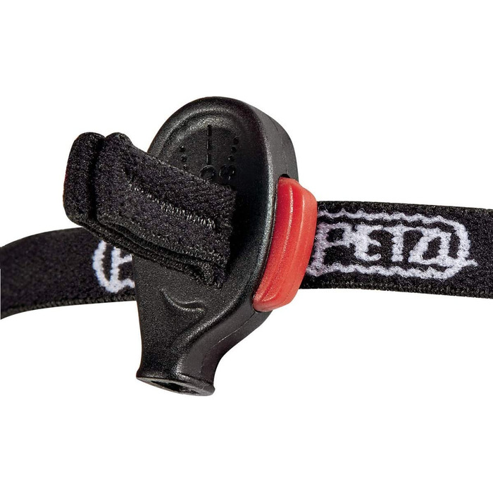Ліхтар Petzl E+Lite E02 P3 чорний/червоний, аварійний налобний ліхтар