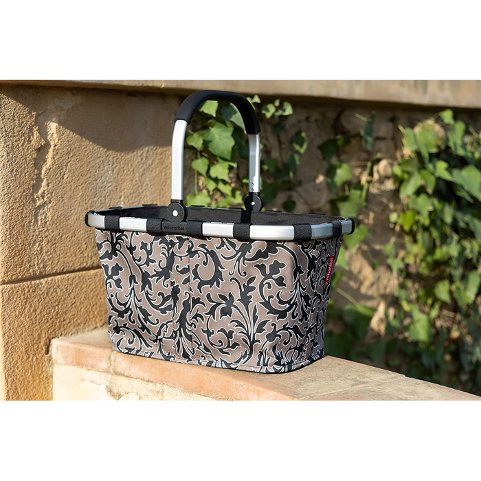Кошик для покупок reisenthel carrybag Baroque Marble, міцний, водостійкий, з великою місткістю та внутрішньою кишенею, елегантний дизайн