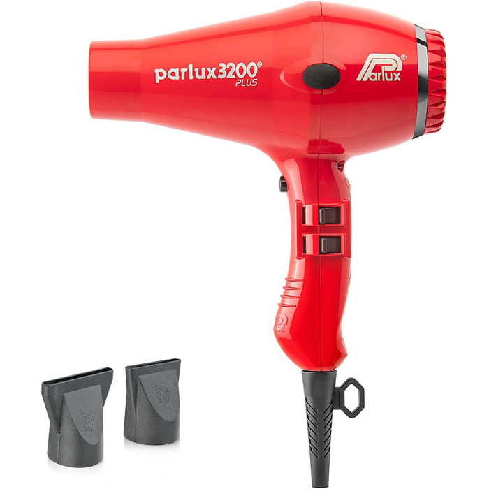 Фен для волосся Parlux 3200 Plus червоний, професійний