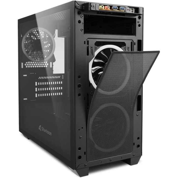 Корпус для ПК Sharkoon V1000 RGB mATX, ігровий з підсвічуванням