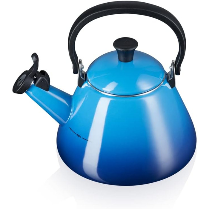 Чайник зі свистком Le Creuset Kone, емальована сталь, 1,6 л, блакитний