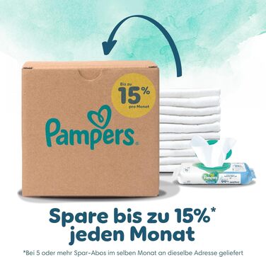 Підгузки Pampers Premium Protection розмір 2 (4-8 кг), 74 шт, подвійний захист від протікань