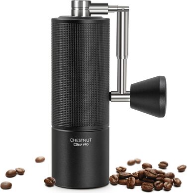 Ручна кавомолка TIMEMORE Chestnut C3 ESP PRO, чорна - для еспресо та френч-прес
