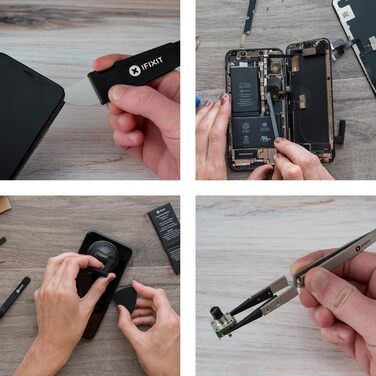 Набір інструментів iFixit Pro Tech Black Edition для ремонту електроніки: біти, відкривачі для телефонів, ноутбуків, ПК, ігрових консолей