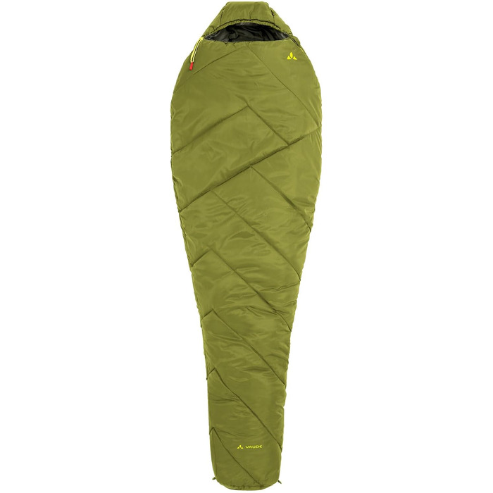 Трисезонний спальний мішок VAUDE Sioux 800 II (синій), синтетичний кокон для кемпінгу, діапазон температур 2°C – 8°C, 220x80 см