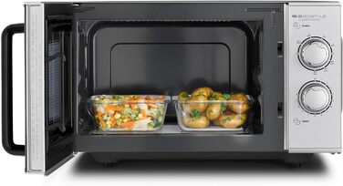 Мікрохвильова піч CASO MG 25 Ecostyle Ceramic з грилем, 25 л, керамічне дно CASOTEK, приготування на 2 рівнях, переможець тестів