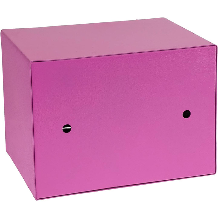 Сейф HMF 49216-15 малий меблевий з ключем, рожевий, 23x17x17 см