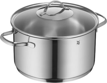 Набір каструль WMF Provence Plus 5 шт. для індукції, з кришками, полірована нержавіюча сталь, без покриття