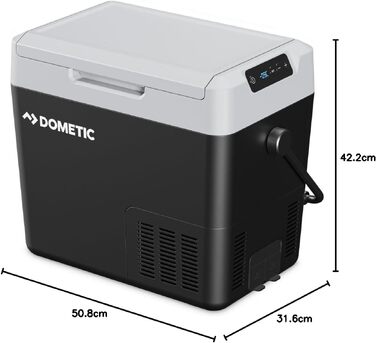 Автомобільний холодильник Dometic CFF20 21л 12/24V-220V: Компресорний, для авто, кемпінгу, вантажівок, яхт -20°C до +20°C