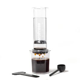 AeroPress Clear XL: Прес для кави, френч-прес та еспресо-машина 2-в-1, прозорий XL, портативний для подорожей та кемпінгу