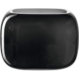 Ваза скляна LEONARDO HOME MILANO сіра 13x18x14 см