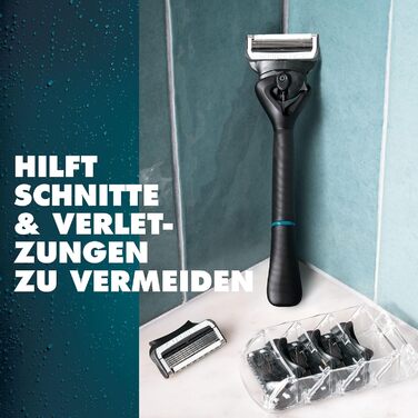 Gillette Intimate чоловічий бритва для інтимної зони з 2 змінними лезами та тримачем для душу, подарунковий набір