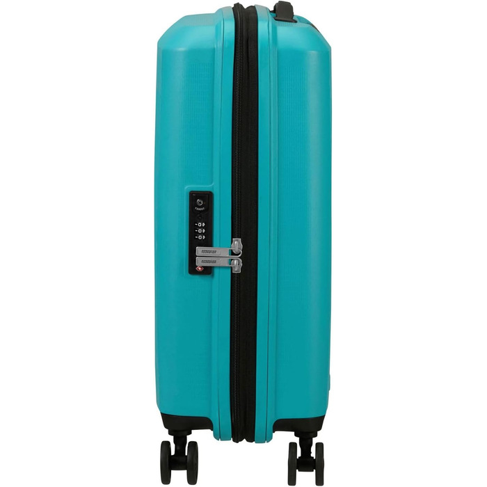 Валіза American Tourister Aerostep на 4 колесах, 55 см, розширювана, бірюзова