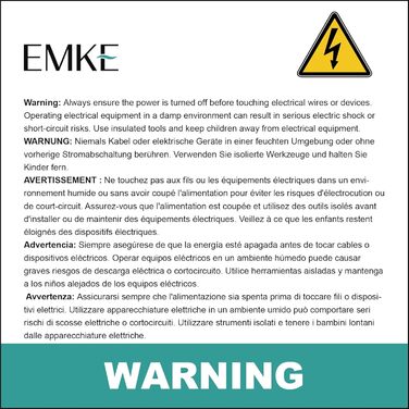 EMKE LED бездротова настільна лампа, біла, USB, диммована, сенсорна, магнітна, знімна, 360° регулювання, для читання, компактна