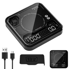 Ваги для кави BOOKOO з таймером, 0.1г, Bluetooth, USB - Еспресо та Pour-Over