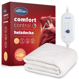 Електричний підігрівальний матрац Silentnight Comfort Control 140x150 см, підігрівальна ковдра з 3 рівнями температури, швидкий нагрів, з можливістю прання