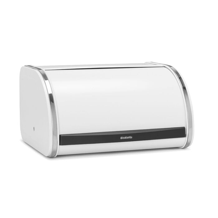 Хлібниця Brabantia Roll-Top з кришкою-ролетом, біла, середній розмір, 306044
