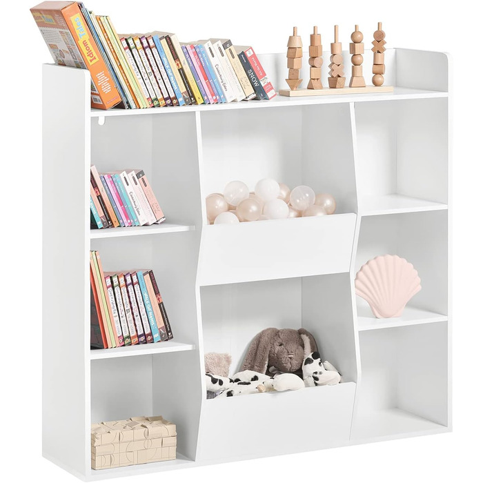 Полиця для книг SoBuy Montessori для дітей, зелена, 80x104x34 см (KMB55-K-GR)