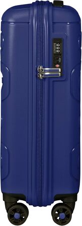 Валіза American Tourister Sunside 55 см, 35 л, темно-синя, ручна поклажа, на 4 колесах