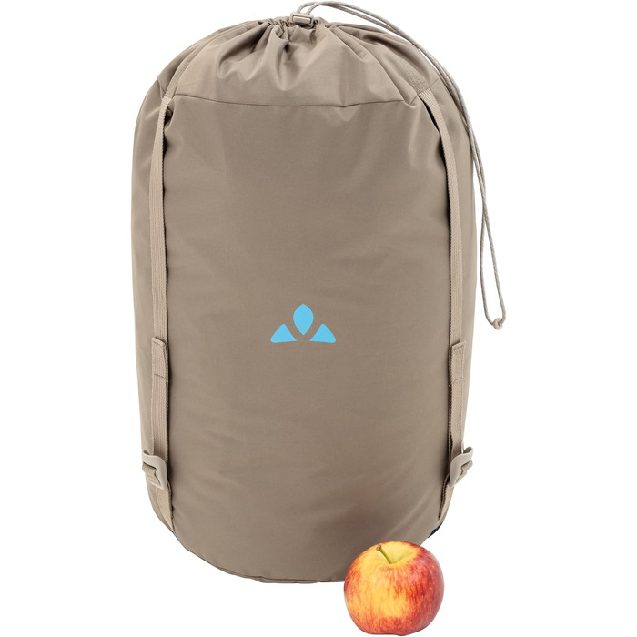 Трисезонний спальний мішок VAUDE Sioux 800 II (синій) для кемпінгу та туризму, синтетичний, температурний режим 2°C – 8°C, 220x80 см, блискавка справа