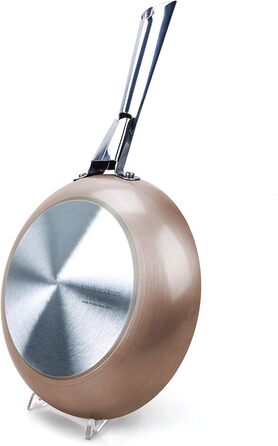 Сковорода Moneta Rosegold Diamant 28 см, алюміній, нержавіюча сталь
