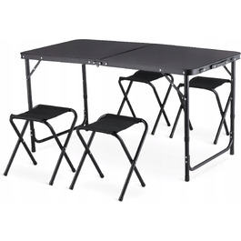 Туристичний стіл Outtec, 60 x 120 x 54,5 см, чорний