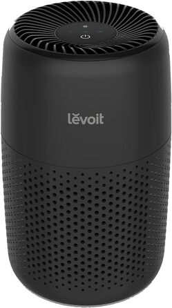 Очисник повітря Levoit Core Mini для алергіків, компактний фільтр для дому та офісу, чорний