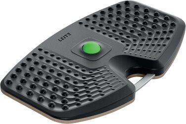 Підніжка для столу Leitz Ergo Cosy, регульована, сіра, 53710089 - для офісу та дому, знімає біль у спині та плечах