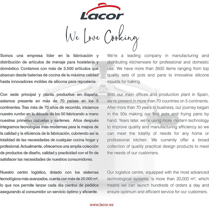 Суповий каструля Lacor з кришкою, 34 см, срібляста, нержавіюча сталь