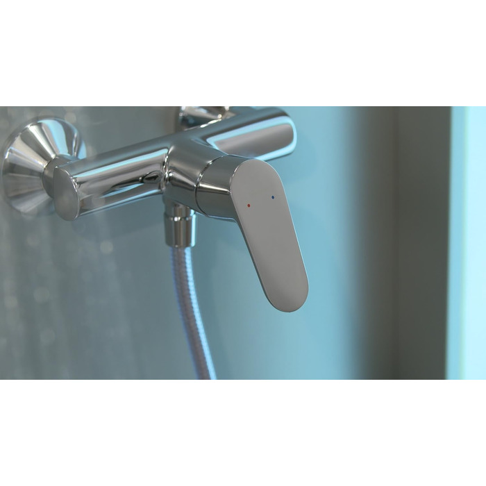 Змішувач для ванни Hansgrohe Focus, накладний, для 2 споживачів, хром, довжина виливу 19,4 см, однорідний, артикул 31940000
