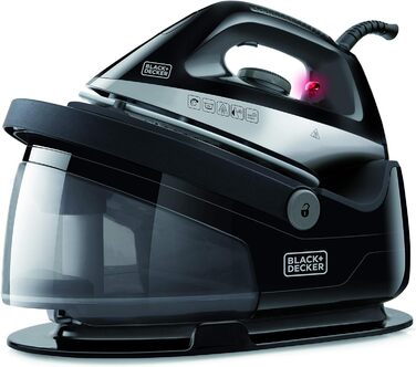 Парова праска BLACK+DECKER BXSS22000E, 2200 Вт, пластик, сіра, резервуар 1.4 л